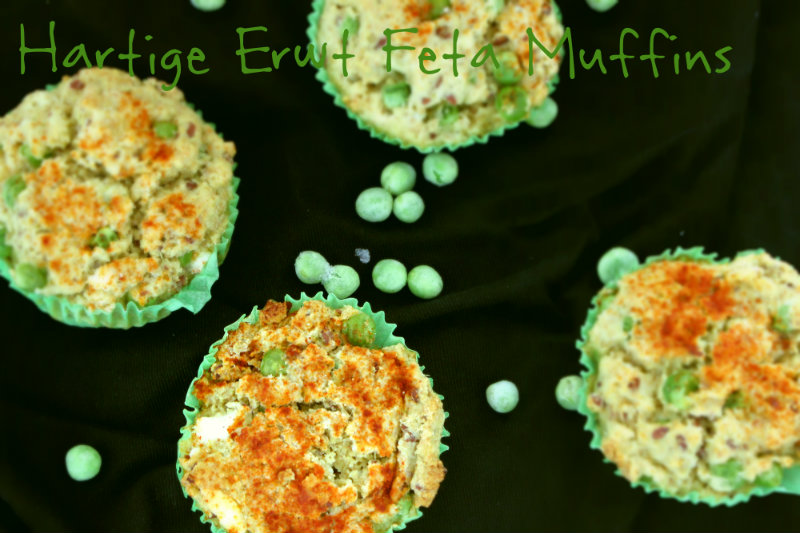 Hartige Feta Erwt Muffins