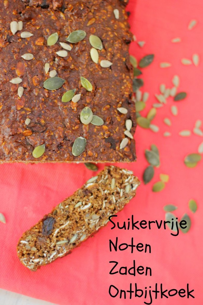 suikervrije noten zaden ontbijtkoek