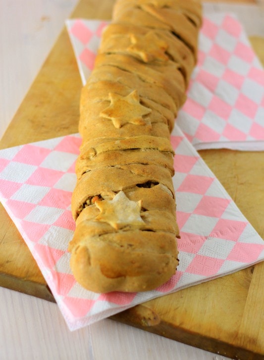 vegetarisch kerst hoofdgerecht linzenbrood