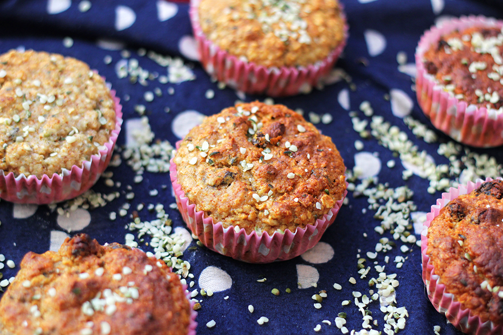 Hennepzaad Appel Muffins