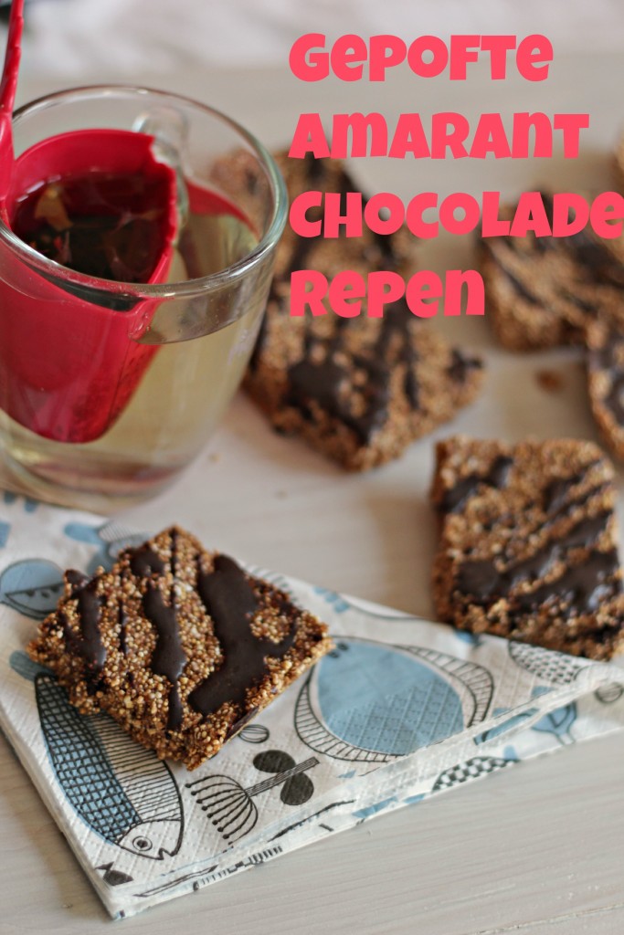 gepofte amaranth chocolade