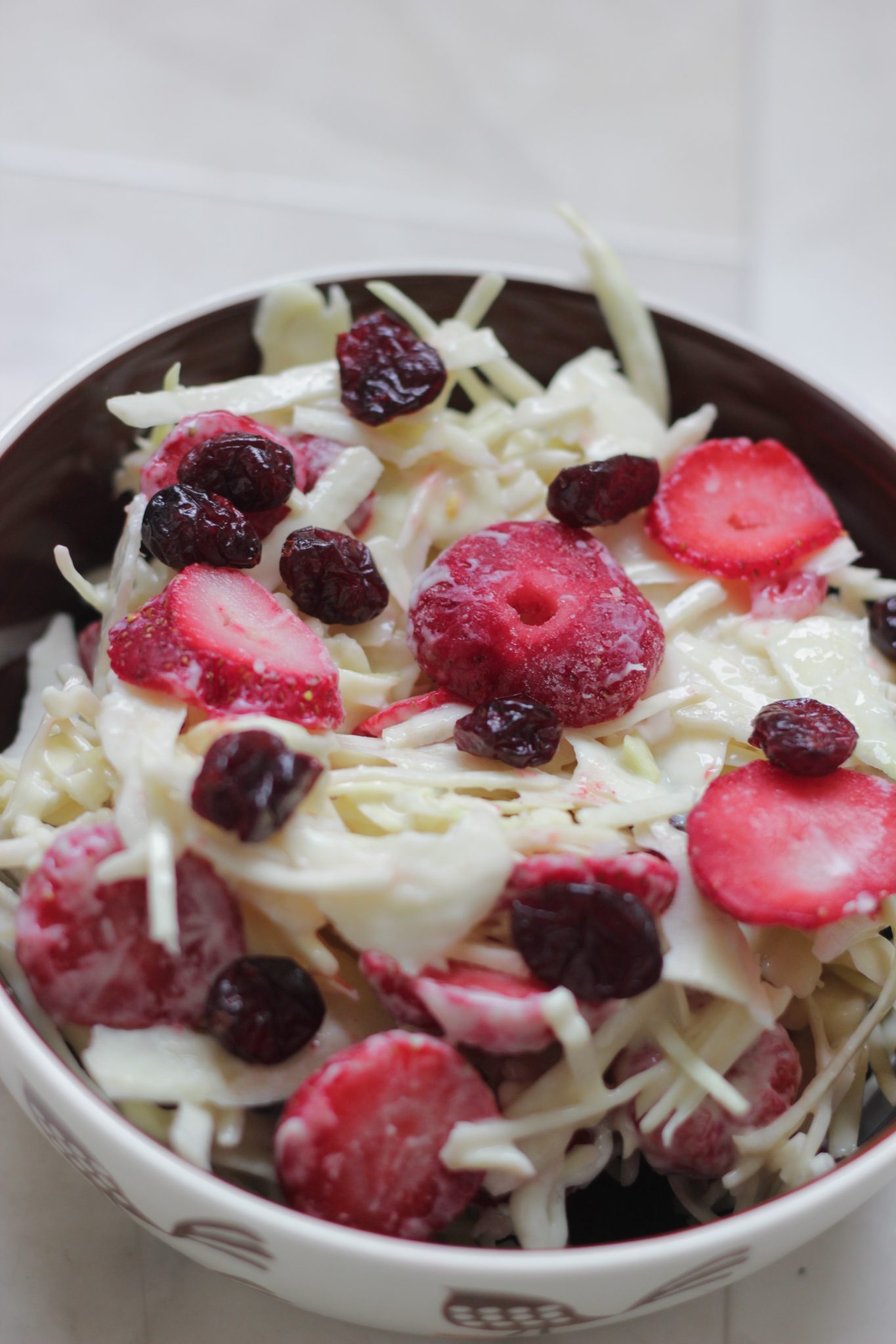 Salade Inspiratie: Witte Kool Aardbeien