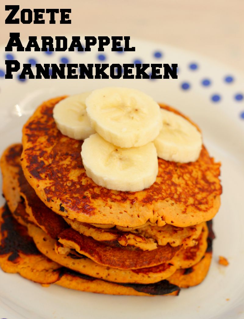 Zoete Aardappel Pannenkoeken