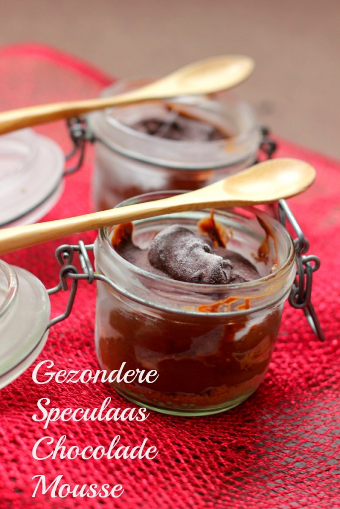 gezondere speculaas chocolade mousse 
