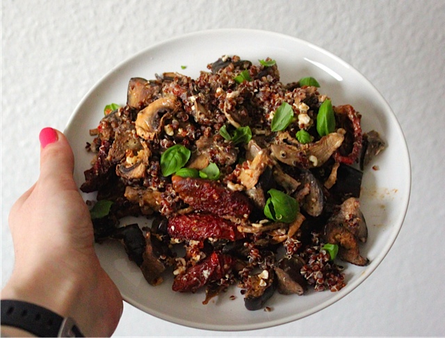 Snel en Gemakkelijk voor Een: Bulgur Aubergine Salade